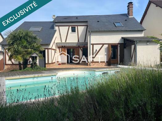 Maison à vendre 219 000 € 6 pièces 4 chambres 131 m² 1 070 m² de terrain Allogny 18110
