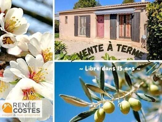 Maison en viager occupé Bouquet 160 500 € 3 pièces 2 chambres 71 m² 411 m² de terrain Gramenieres La Fare-les-Oliviers 13580