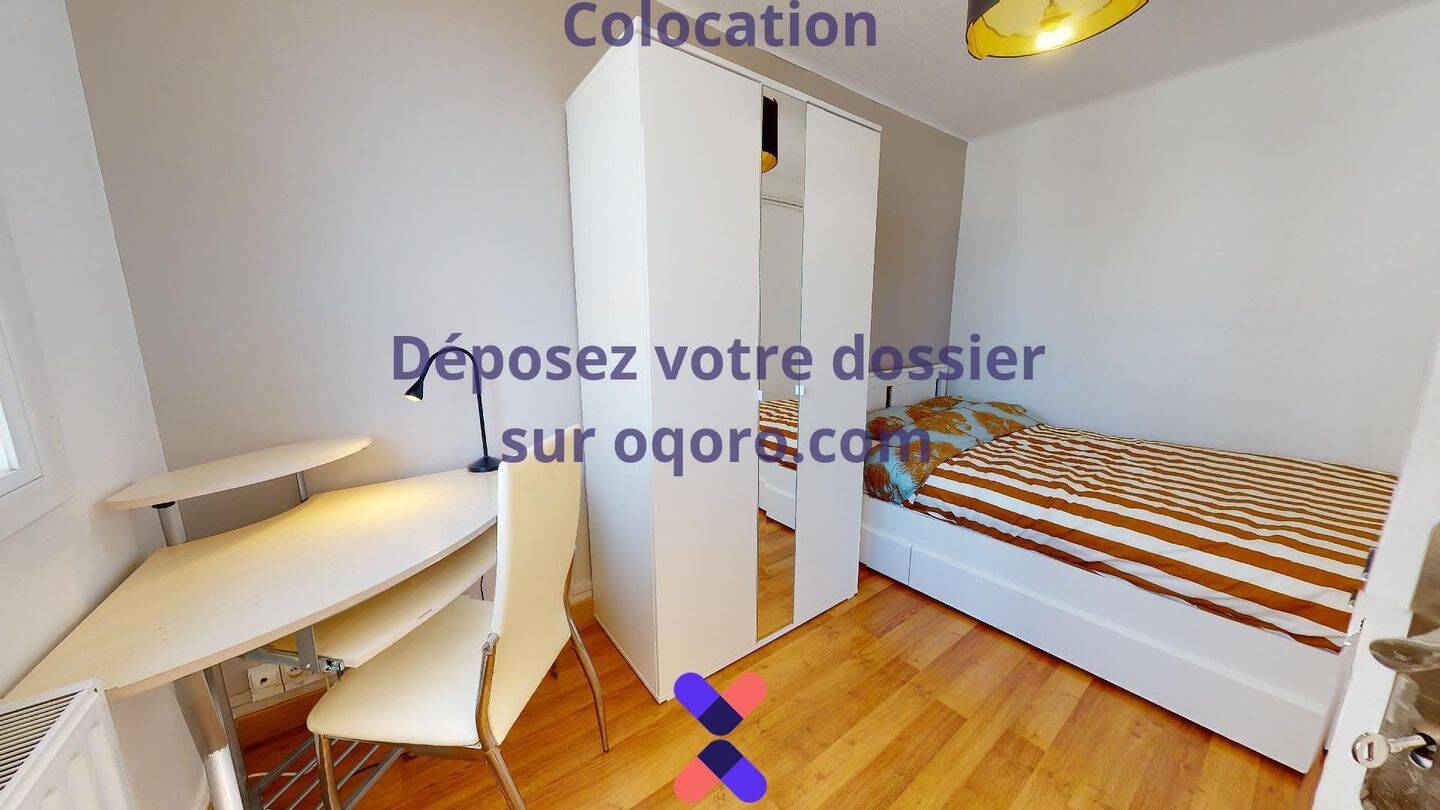 Chambre en colocation appartement meublé — 1