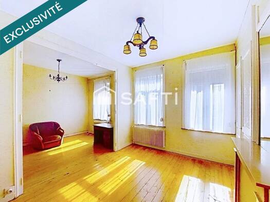 Appartement à vendre 199 500 € 2 pièces 1 chambre 60 m² Étage 2/3 Wazemmes Lille 59000