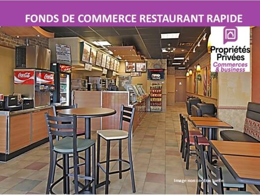 Restaurant à vendre Fonds de commerce 110 000 € 90 m² d'espace de restauration Vieux Marché-Cathédrale Rouen 76000