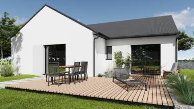 Terrain avec maison neuve à vendre 300 654 € Pleumeur-Bodou 22560
