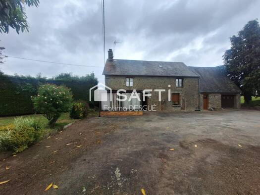 Maison à vendre 120 000 € 5 pièces 3 chambres 120 m² 7 730 m² de terrain Juvigny les Vallées 50520