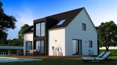 Terrain avec maison neuve à vendre 480 500 € Theix 56450