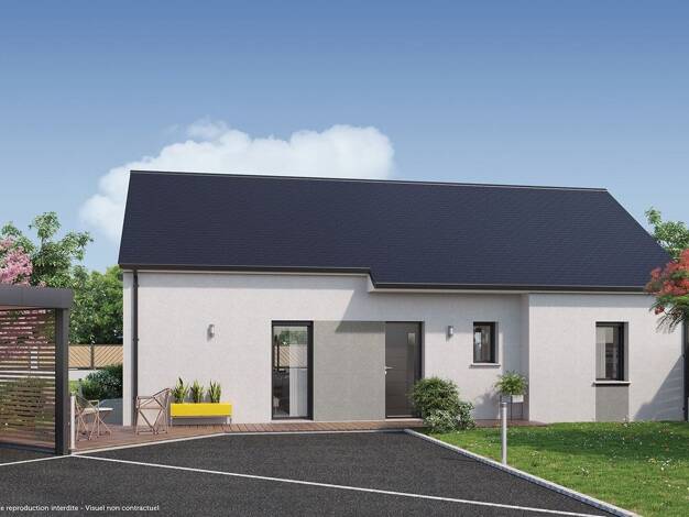 Terrain avec maison neuve à vendre 226 392 € 4 pièces 3 chambres 82 m² 575 m² de terrain Est Ingré 45140