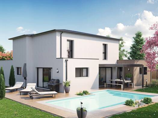 Terrain avec maison neuve à vendre 420 299 € 6 pièces 5 chambres 188 m² 310 m² de terrain Saint-Servant 56120
