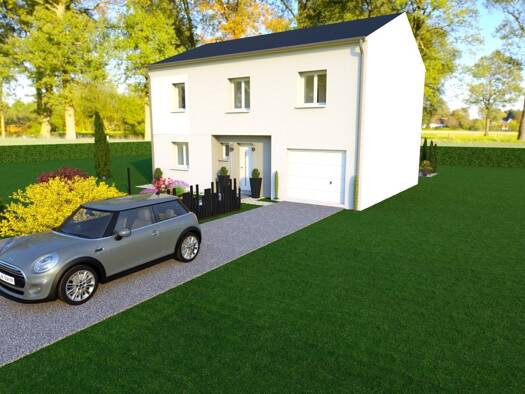 Terrain avec maison neuve à vendre 350 000 € 5 pièces 3 chambres 100 m² 420 m² de terrain Malroy 57640