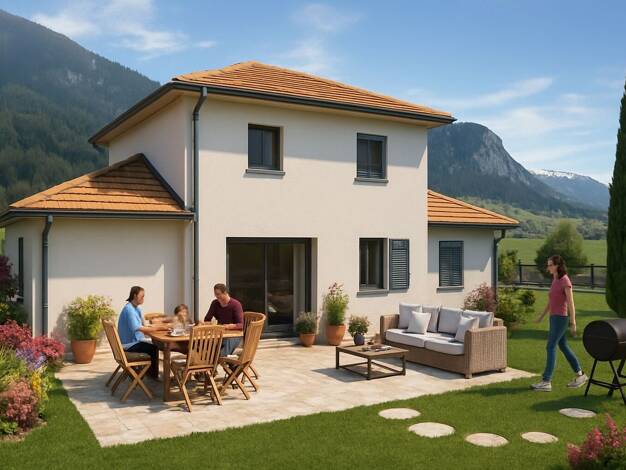 Terrain avec maison neuve à vendre 424 520 € 4 pièces 3 chambres 90 m² 350 m² de terrain Chambéry 73000