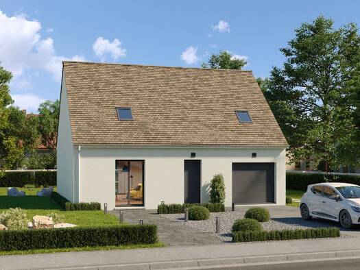 Terrain avec maison neuve à vendre 208 300 € 4 pièces 3 chambres 92 m² 647 m² de terrain Louailles 72300