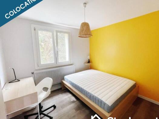 Colocation à louer - logement étudiant 400 € 1 pièce 4 chambres 10 m² 1er étage Jarville Ouest-Gallieni Jarville-la-Malgrange 54140