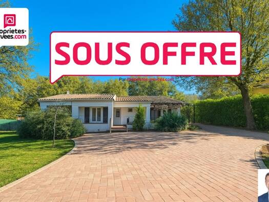 Maison de plain-pied à vendre 499 000 € 5 pièces 3 chambres 147 m² 1 200 m² de terrain Saint-Cézaire-sur-Siagne 06530