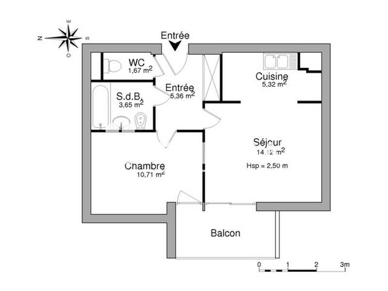 Maison à louer, 41m², GRENOBLE