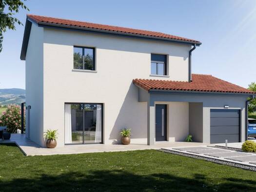 Terrain avec maison neuve à vendre 335 343 € 4 pièces 4 chambres 110 m² 723 m² de terrain Chalamont 01320