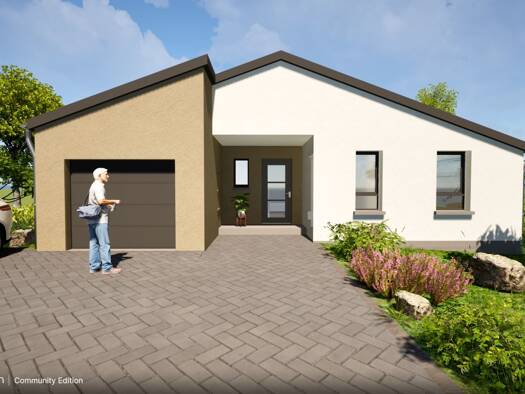 Terrain avec maison neuve à vendre 348 710 € 4 pièces 2 chambres 100 m² 373 m² de terrain Sud Wasselonne 67310