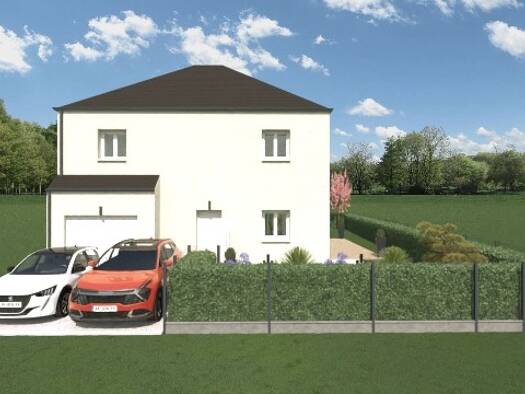 Terrain avec maison neuve à vendre 240 466 € 4 pièces 3 chambres 100 m² 300 m² de terrain Saint-Martin-de-Fontenay 14320