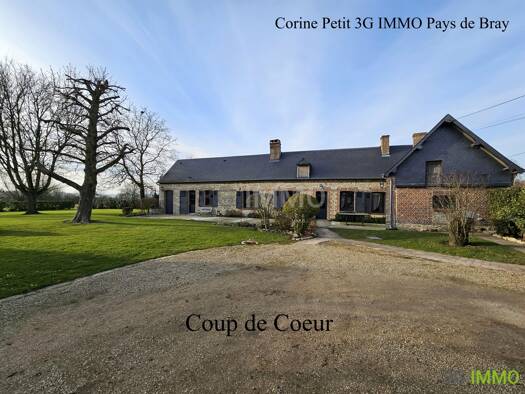 Maison à vendre 319 000 € 6 pièces 4 chambres 176 m² 1 991 m² de terrain Hodenc-en-Bray 60650