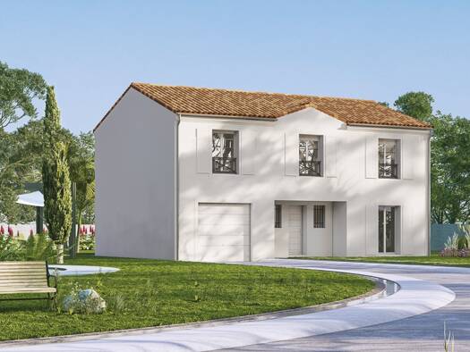 Terrain avec maison neuve à vendre 306 200 € 6 pièces 5 chambres 152 m² 450 m² de terrain L'Herbergement 85260