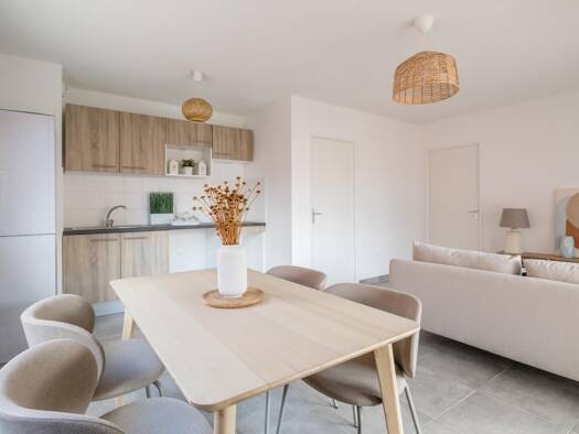 Appartement à louer - Première occupation 856 € 3 pièces 2 chambres 62 m² Étage 1/7 Montaudran - Lespinet Toulouse 31400