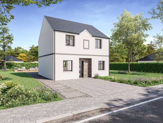 Terrain avec maison neuve à vendre 285 000 € 6 pièces 5 chambres 103,5 m² 338 m² de terrain Centre Melun 77000