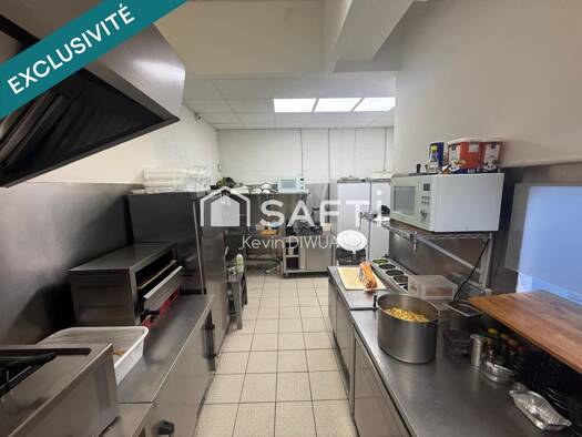 Restaurant à vendre Fonds de commerce 79 000 € 77 m² d'espace de restauration ZAC de Mercieres Compiègne 60200