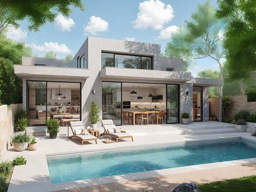 Terrain avec maison neuve à vendre 492 000 € 5 pièces 4 chambres 140 m² 1 600 m² de terrain Cers 34420