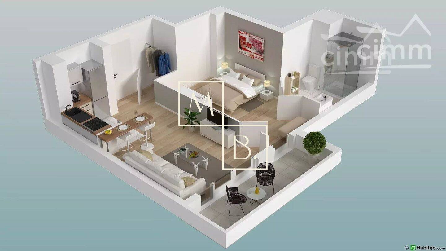 Maison à louer, 42m², COURCOURONNES