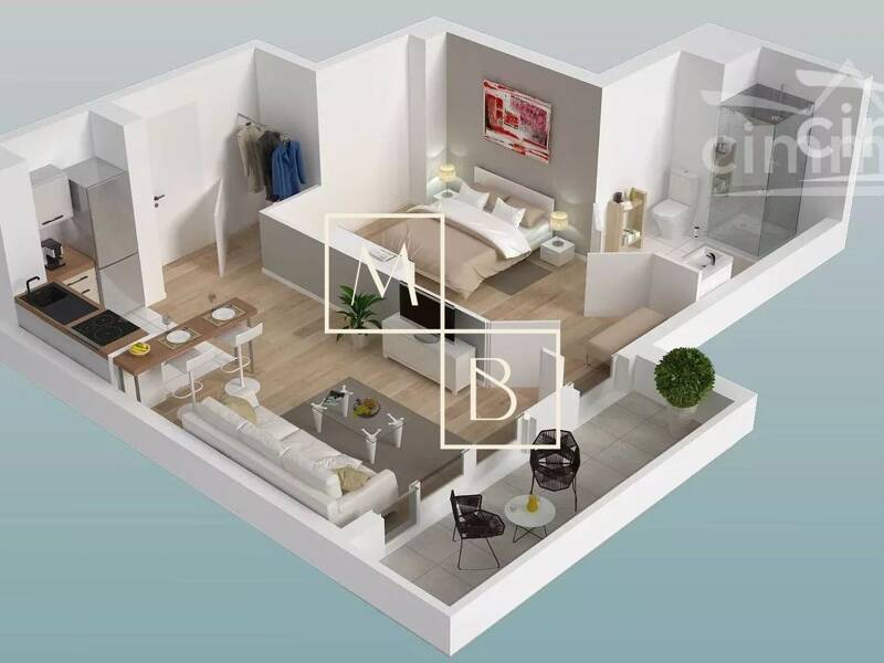Maison à louer, 42m², COURCOURONNES