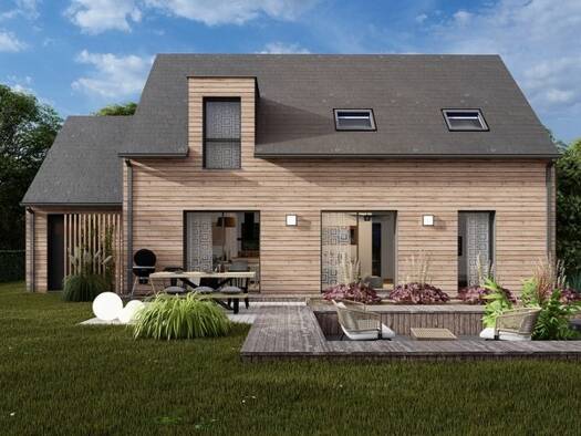 Terrain avec maison neuve à vendre 387 000 € 5 pièces 4 chambres 115 m² 556 m² de terrain Plougonvelin 29217