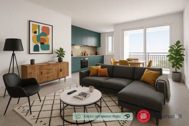 Appartement à vendre 258 200 € 3 pièces 2 chambres 59 m² 2ème étage Marcel Sembat Villetaneuse 93430