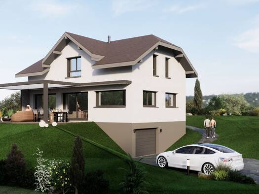 Terrain constructible viabilisé à vendre 299 000 € 1 150 m² de terrain Choisy 74330