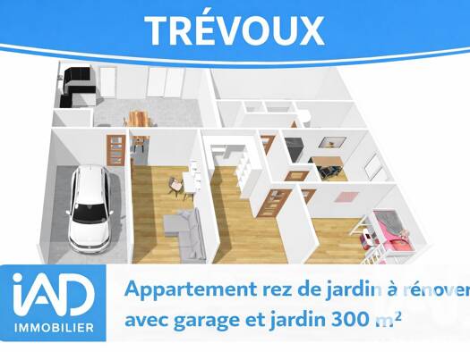 Appartement à vendre 249 000 € 4 pièces 3 chambres 131 m² 1 étages Est Trévoux 01600