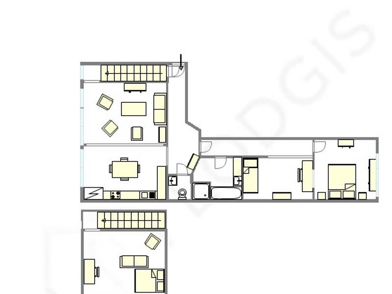 Maison à louer, 98m², PARIS 11E