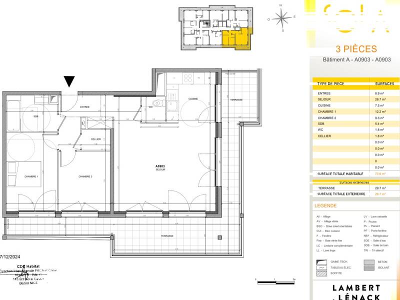 Maison à louer, 74m², NICE