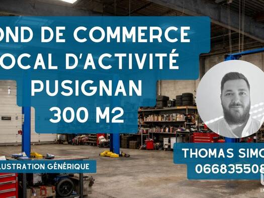 Local d'activités à vendre 38 000 € 300 m² d'espace de stockage Pusignan 69330