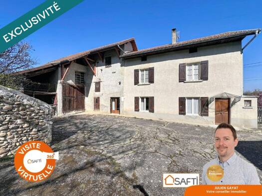 Maison à vendre 189 000 € 4 pièces 3 chambres 91 m² 1 655 m² de terrain Bizonnes 38690