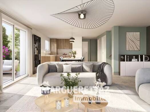 Appartement à vendre - Première occupation 516 000 € 4 pièces 3 chambres 77,7 m² RDC Vétraz-Monthoux 74100