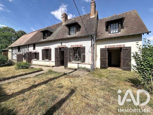 Maison de plain-pied à vendre 130 000 € 6 pièces 3 chambres 126 m² 3 000 m² de terrain Saint-Ouen-sur-Iton 61300