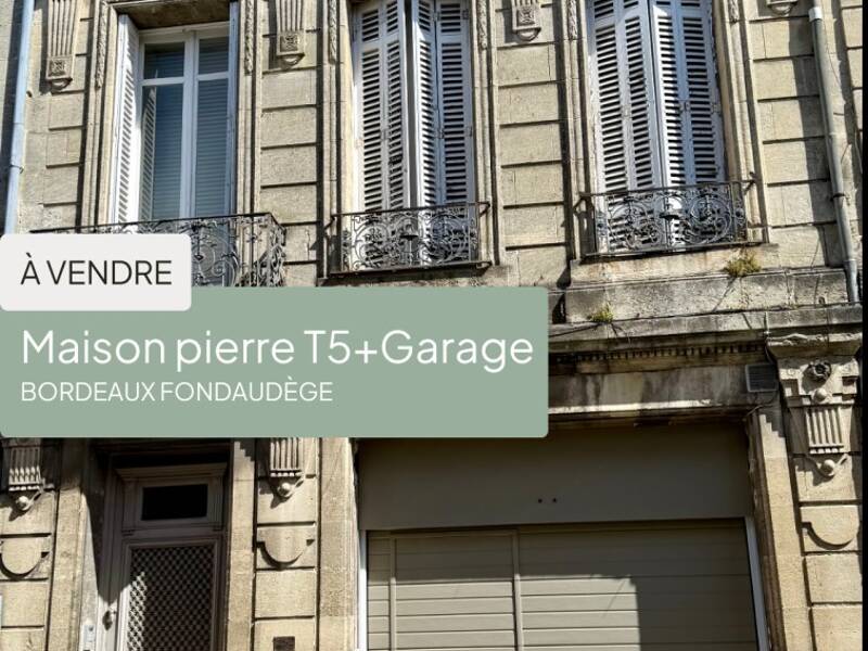 Maison à vendre, 166m², BORDEAUX