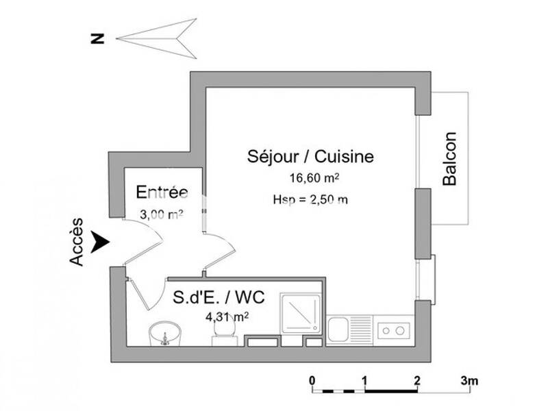 Maison à louer, 24m², TOURS