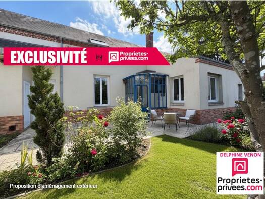 Maison à vendre 249 900 € 5 pièces 4 chambres 168 m² 504 m² de terrain Châteauneuf-sur-Loire 45110