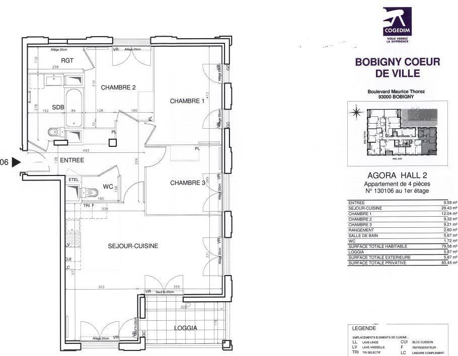 Maison à louer, 79m², BOBIGNY
