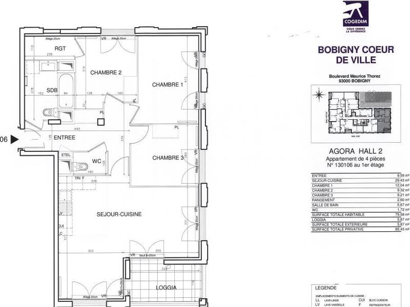 Maison à louer, 79m², BOBIGNY