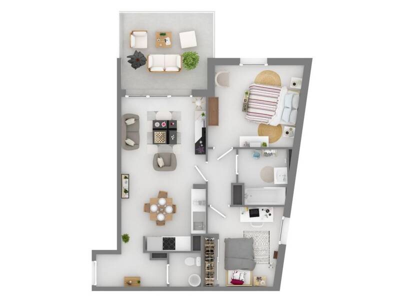 Maison à louer, 61m², NICE