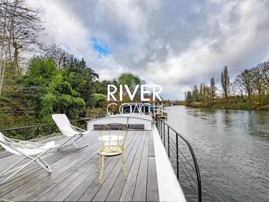 Péniche à vendre 600 000 € 6 pièces 5 chambres 220 m² Les Coteaux de Seine Louveciennes 78430