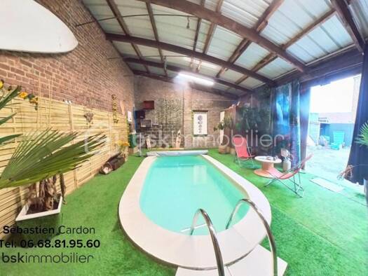 Ferme à vendre 265 000 € 6 pièces 4 chambres 213 m² Epinoy-Vieux Chateau Carvin 62220