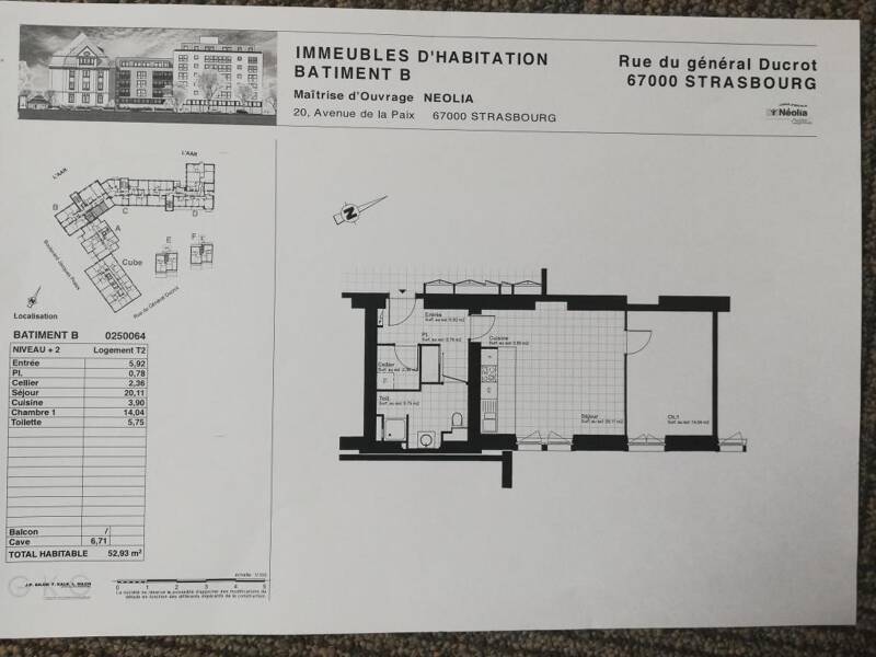 Maison à louer, 52m², STRASBOURG