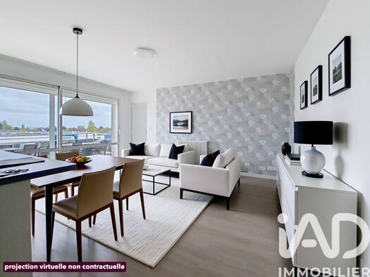 Appartement à vendre 228 000 € 4 pièces 3 chambres 80,85 m² Étage 4/5 Nord-Beauséjour Saint-Herblain 44800