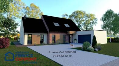 Terrain avec maison neuve à vendre 357 595 € Vermelles 62980