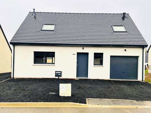 Terrain avec maison neuve à vendre 214 889 € 5 pièces 3 chambres 95 m² 500 m² de terrain Saint-Vaast-en-Chaussée 80310
