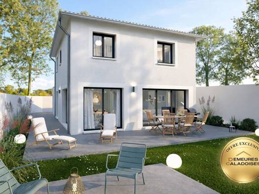 Terrain avec maison neuve à vendre 483 000 € 5 pièces 4 chambres 115 m² 482 m² de terrain Simandres 69360